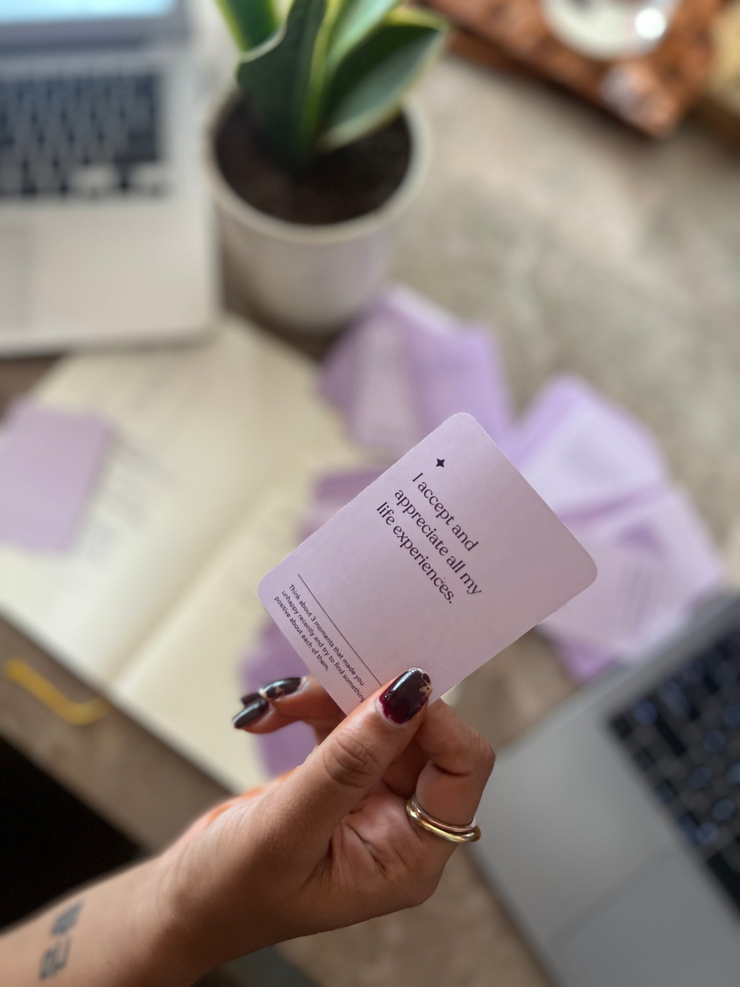 Calm Reflections: 30 Days of Affirmations Card Deck