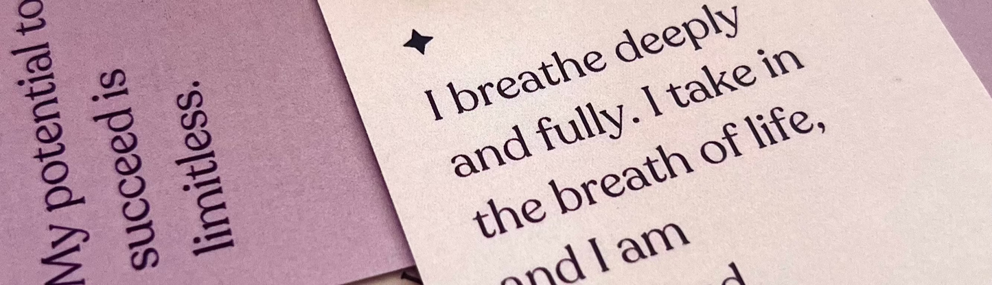 Calm Reflections: 30 Days of Affirmations Card Deck