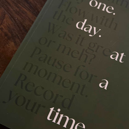 One Day At A Time Journal