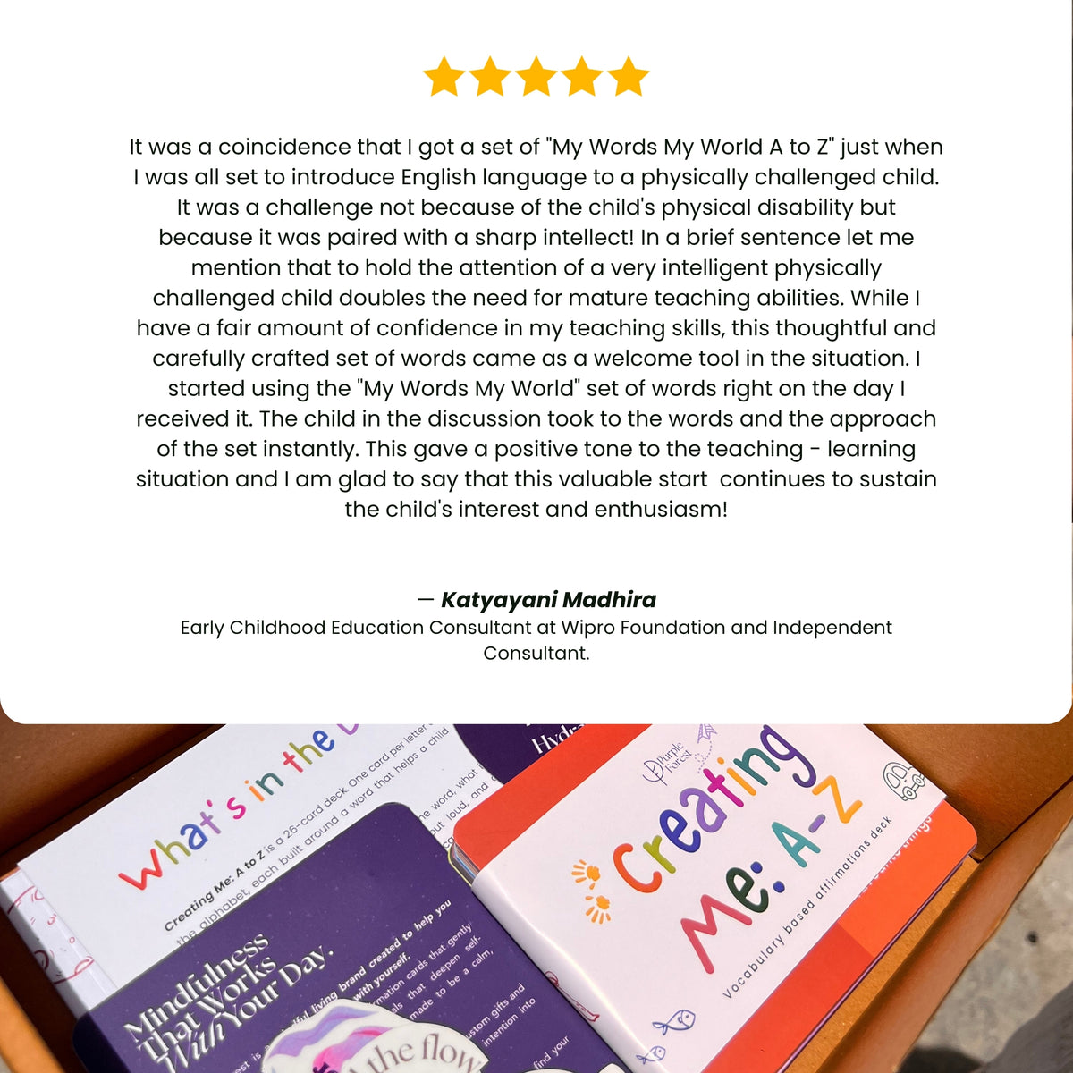 Creating Me: A to Z Vocabulary-Affirmations Kit